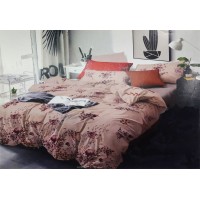 Swiss Cotton Multi Coloured King Size Floral Bedsheet With 2 Pillow Cover Set
