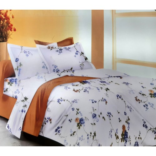 Pure Cotton Bedsheet With 2 Pillow Covers, Small Bed Sheet Size