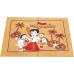 ASSORTED PURE COTTON DOUBLE BED CARTOON BEDSHEET WITH 2 PILLOW COVERS