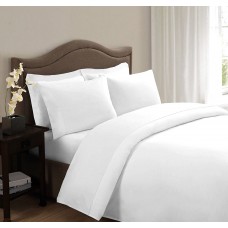 100% Cotton Pure White Single Bedsheet Set  /Superior Soft Cotton Bedsheet set