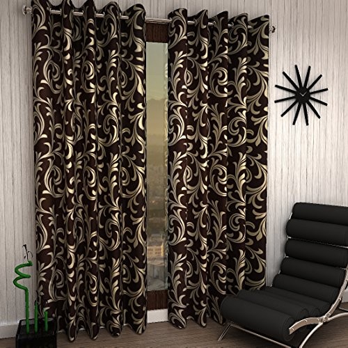 Brown Color Window Curtains In Fl Design Best Quality Minimum Order 2 Pieces Brown Color Window Curtains In Fl, What Are The Best Quality Curtains