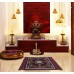   Velvet Pooja Aasan / Meditation Mat / Prayer Mat / Multipurpose Velvet Rug - Pack of 2