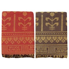 Pure Cotton Authnetic Designer Solapur Chaddar / Blanket For Single Bed - Pack Of 2