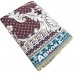 DOUBLE / JUMBO SIZE THICK SOLAPUR CHADDAR / BLANKET CUM CARPET IN PURE COTTON / FLORAL DESIGN CHADDAR - PACK OF 1
