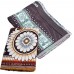 Double Size Multicolor Jaquard Design Thick Quality Solapur Chaddar / Cotton Blanket - Pack Of 2 